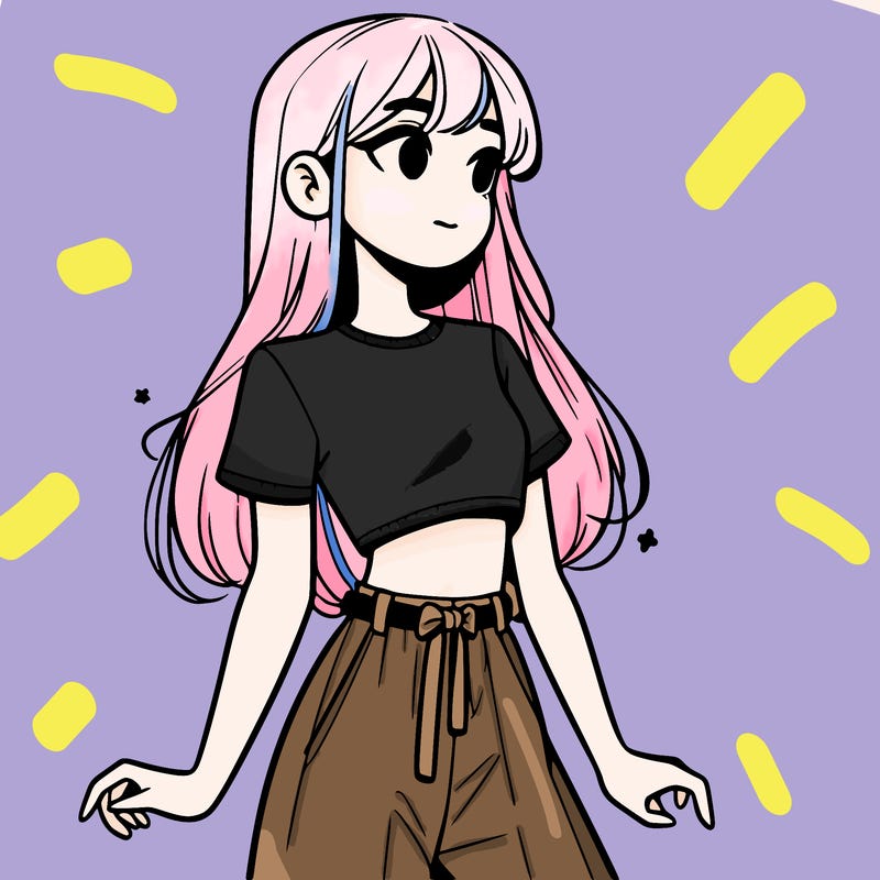 girl in a cute crop top