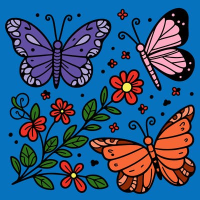 butterflies