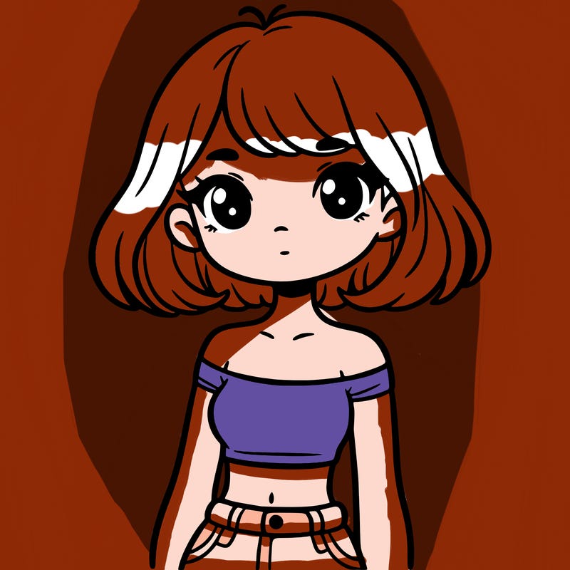 girl in a cute crop top