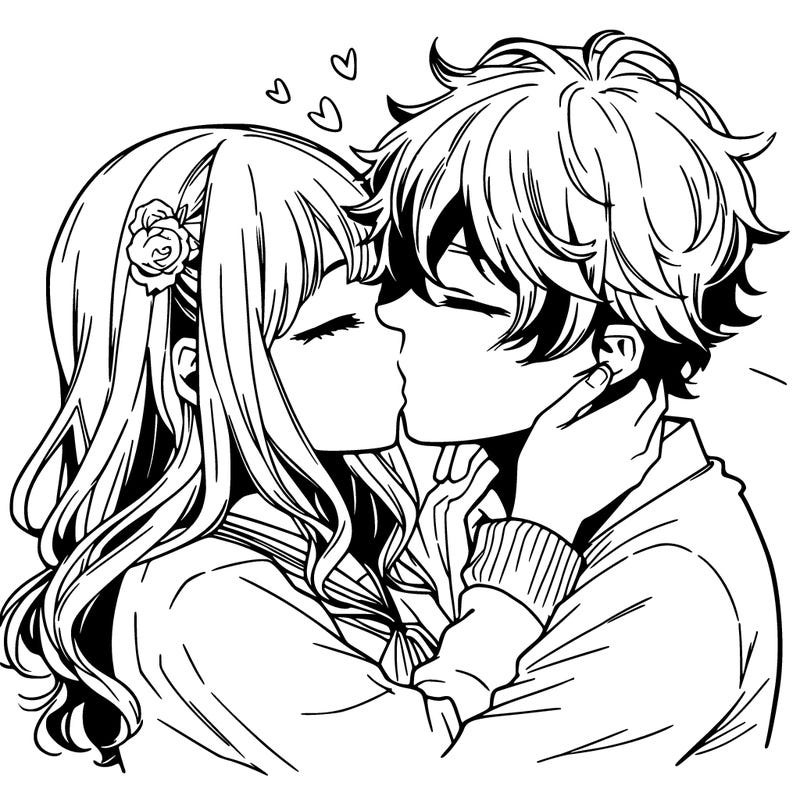 manga kissing