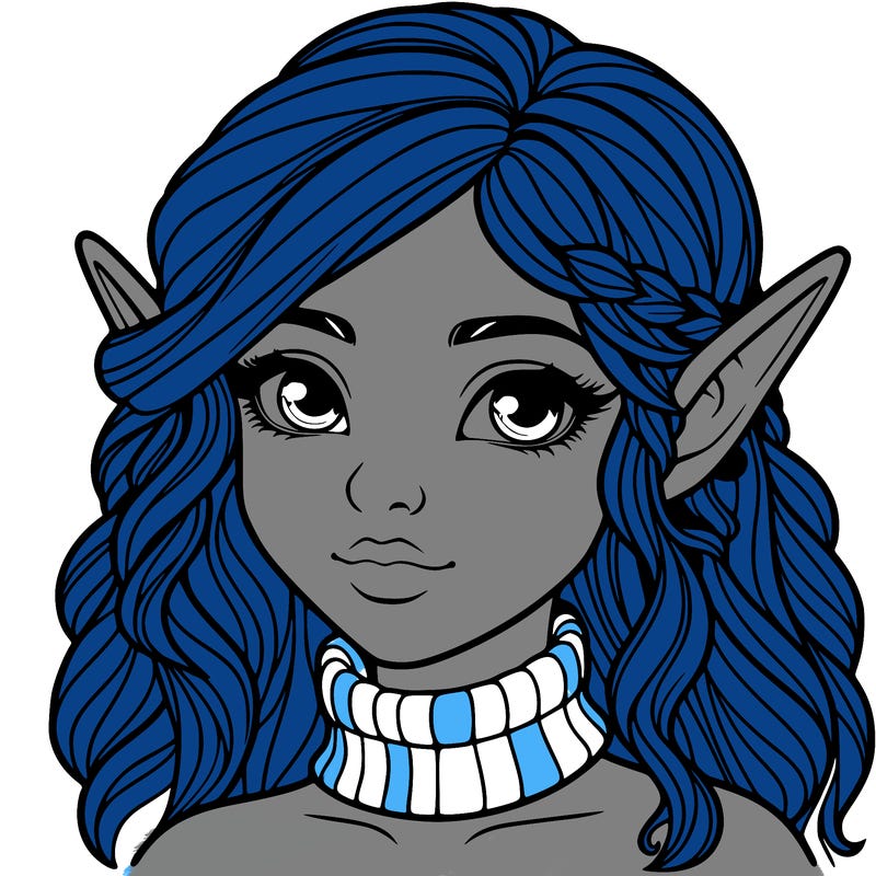 realistic girl elf