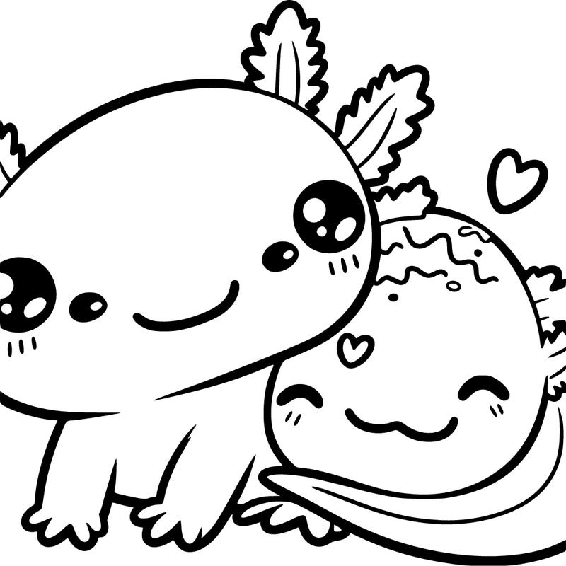 so cute axolotl