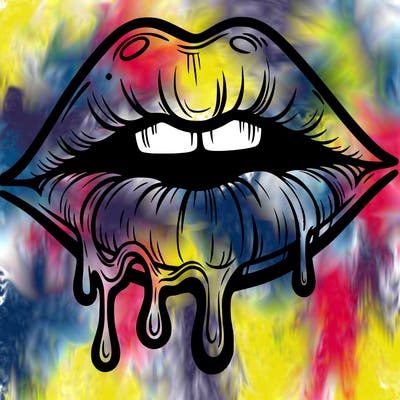 lips that look realistic and drip