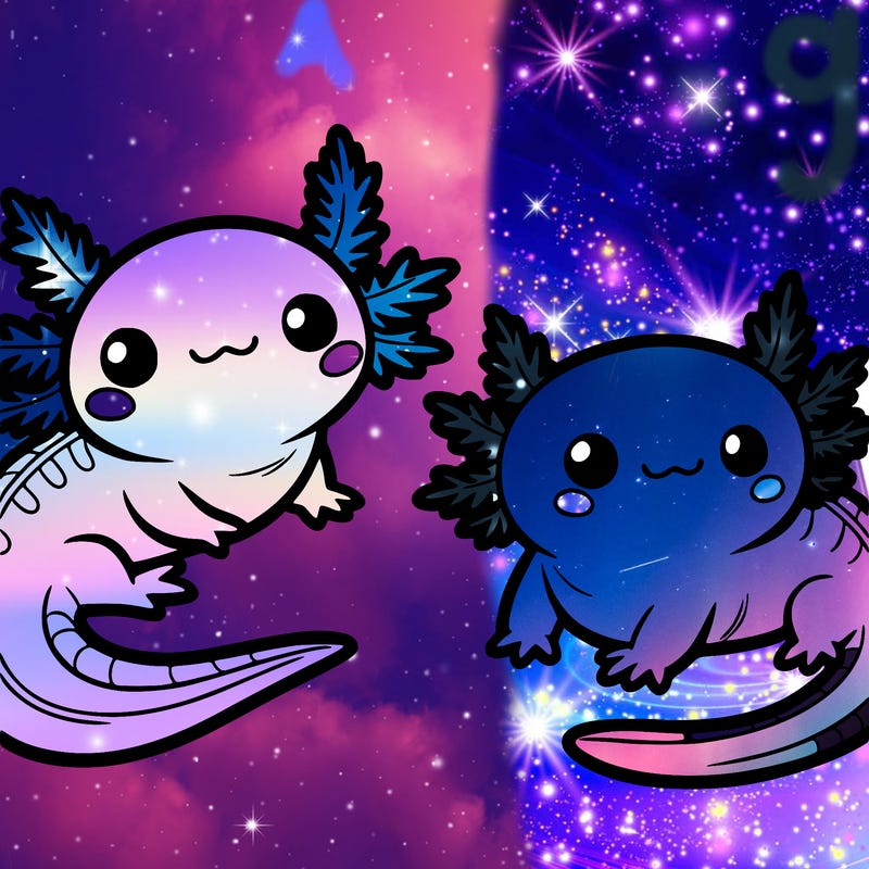 cute axolotls