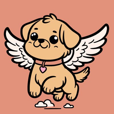dog with wings