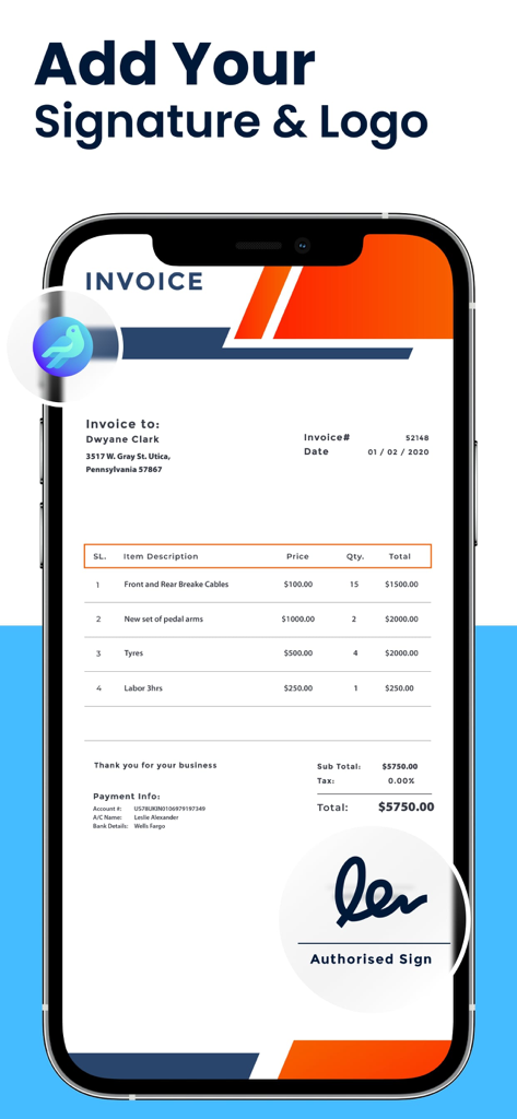 Invoice Maker゜- Create Invoice - Business App | MWM
