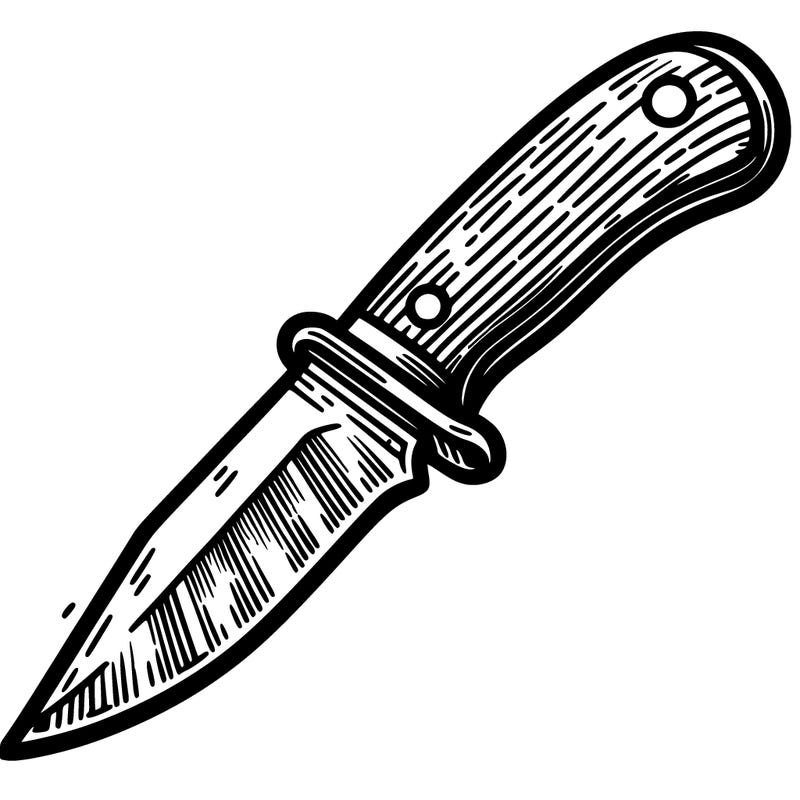 a knife