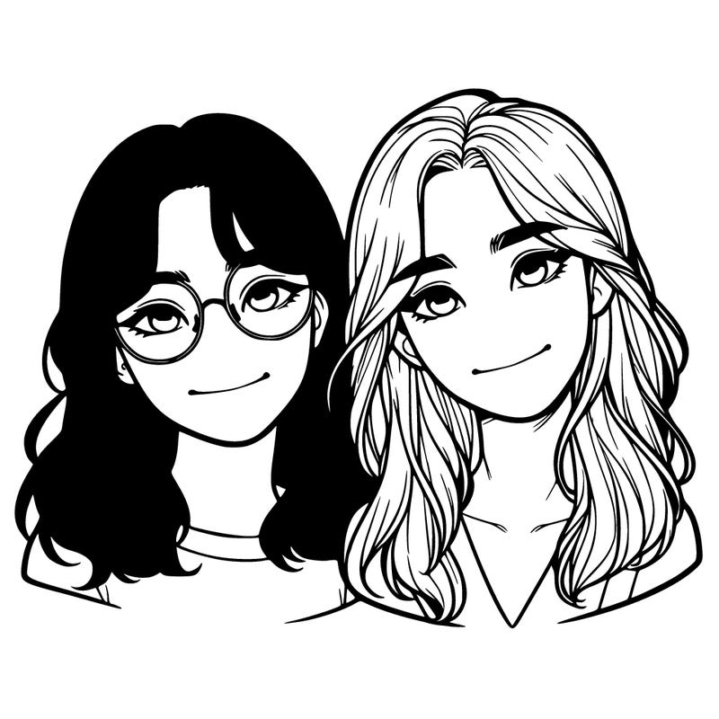 two realistic besties