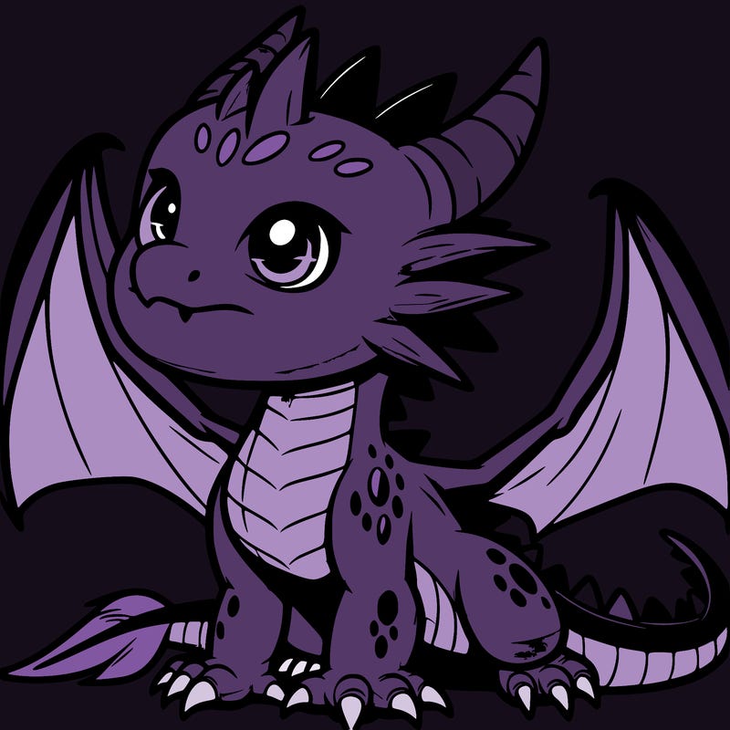 fierce baby night dragon