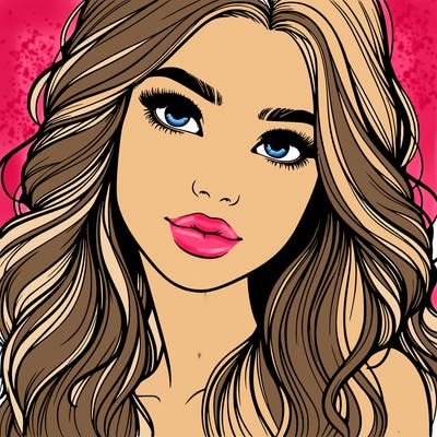 beautiful realistic girl