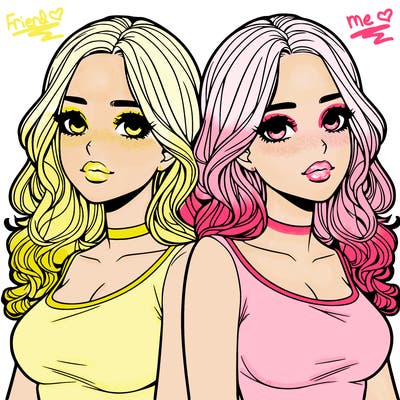 realistic twin sisters