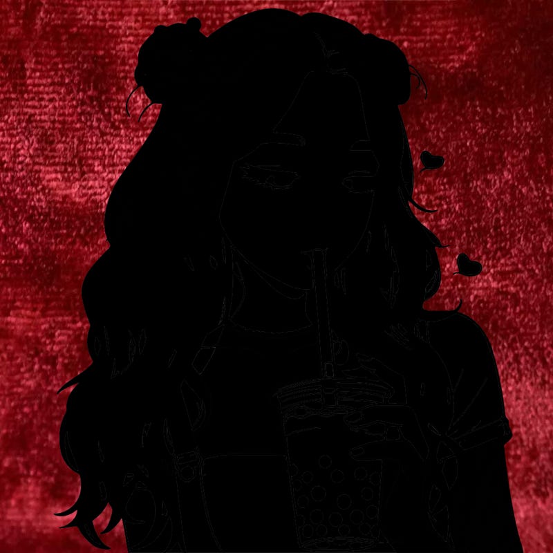 aesthetic realistic girl with boba