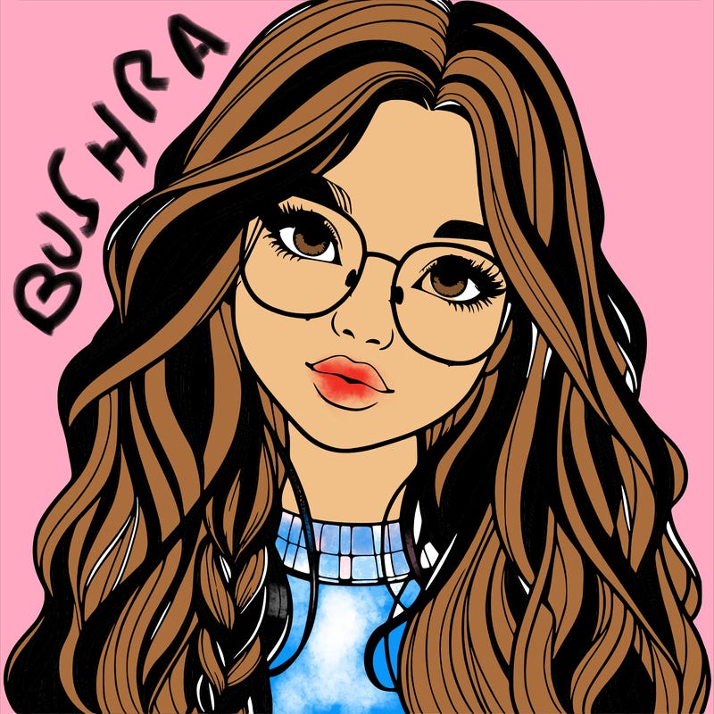 girl with long hair and freckles and glasses realistic