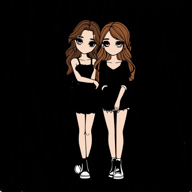 a group of girls realistic