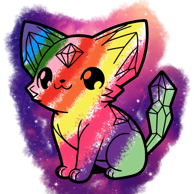 crystal kitten