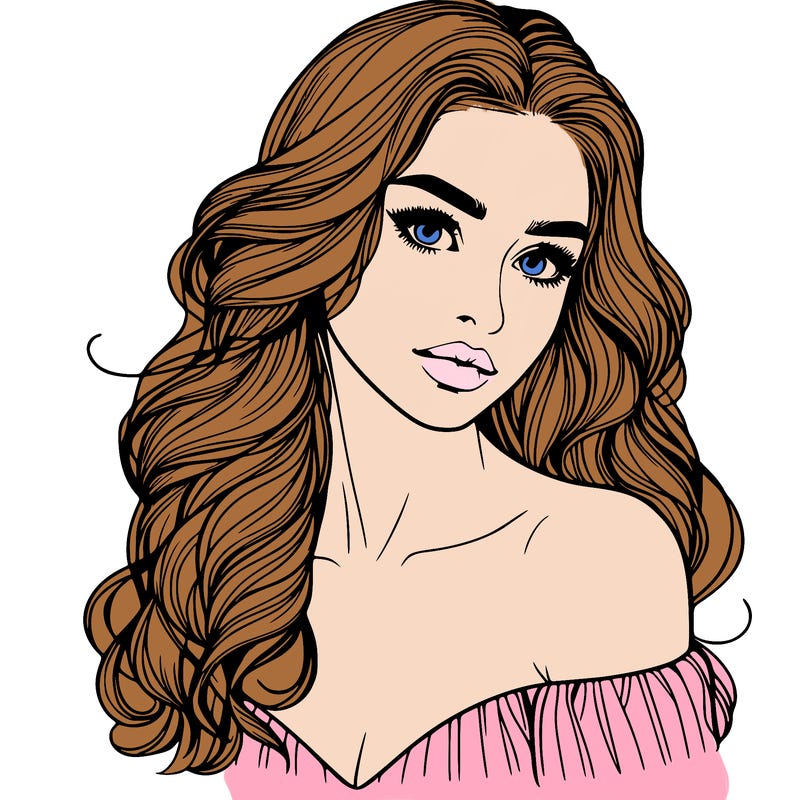 beautiful realistic girl