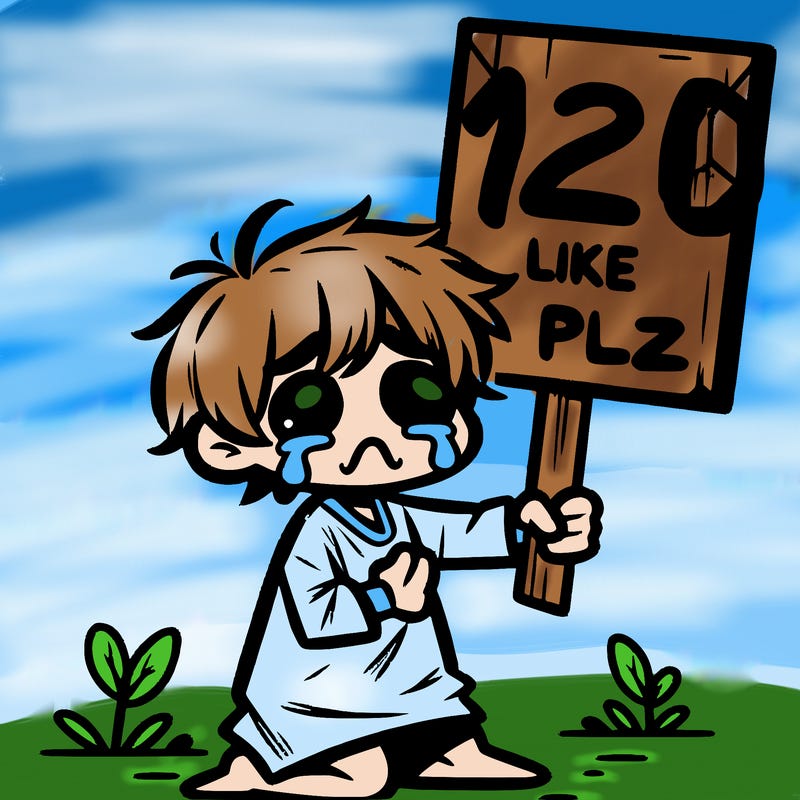 small poor toddler crying with sign that says 2 like plz