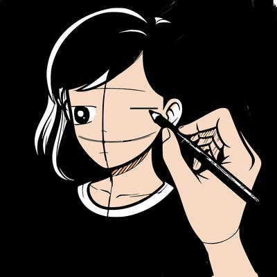 drawing a realistic person