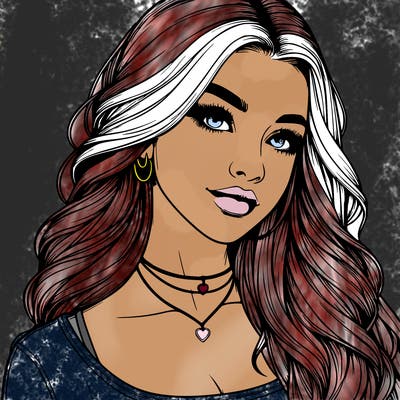 detailed realistic girl