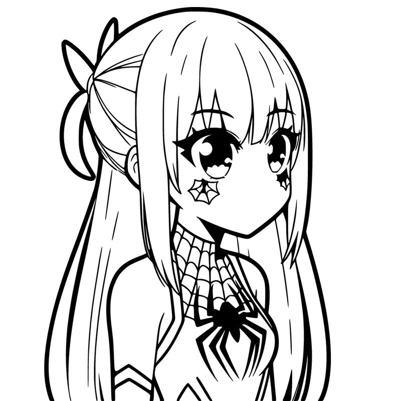 anime spider girl