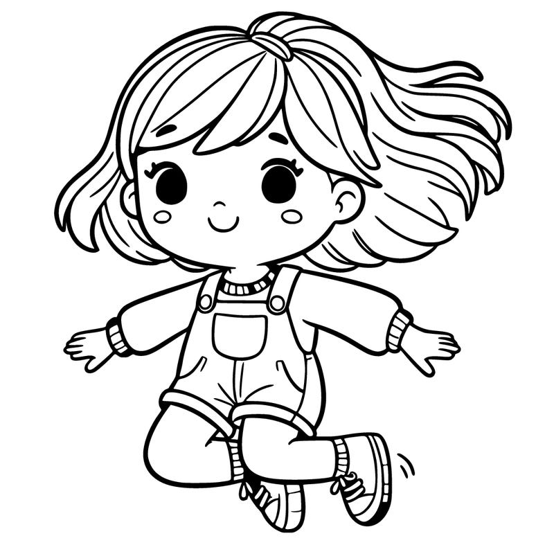 girl in jumper jumping