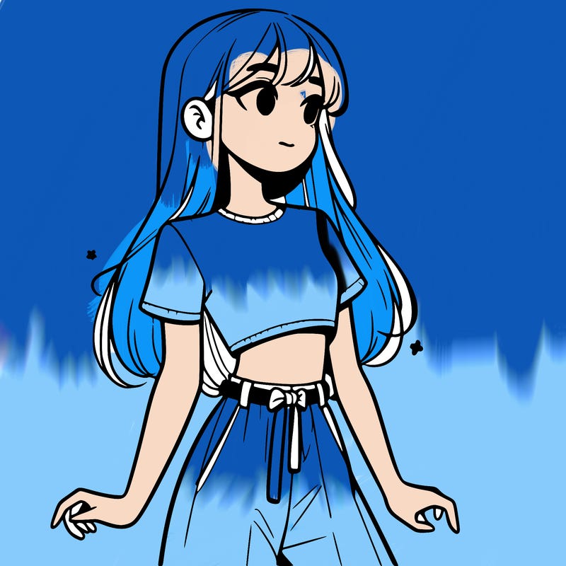 girl in a cute crop top