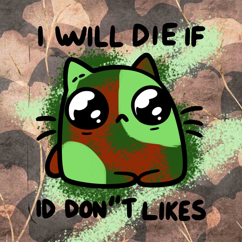 a cat that will die if we don’t get 10 likes