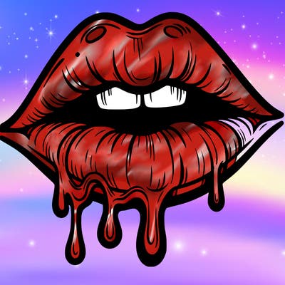 lips that look realistic and drip