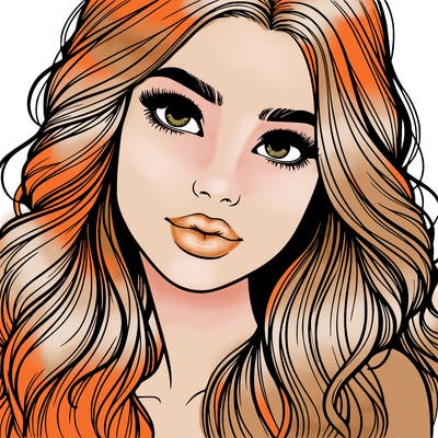 beautiful realistic girl