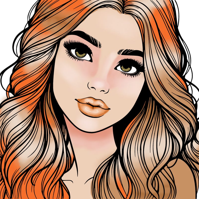 beautiful realistic girl