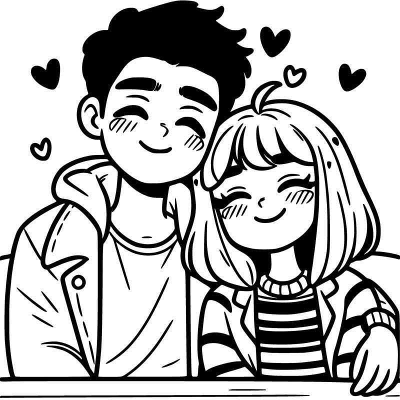 boyfriend girlfriend art