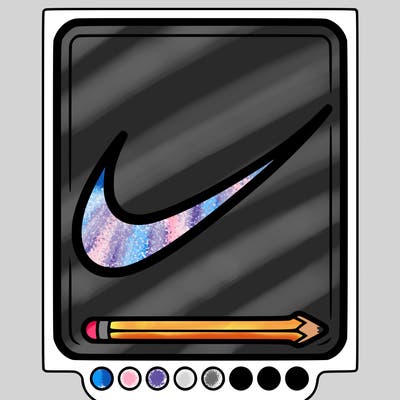 open nike logo