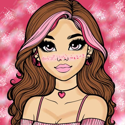 realistic pretty girl