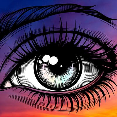 realistic eye