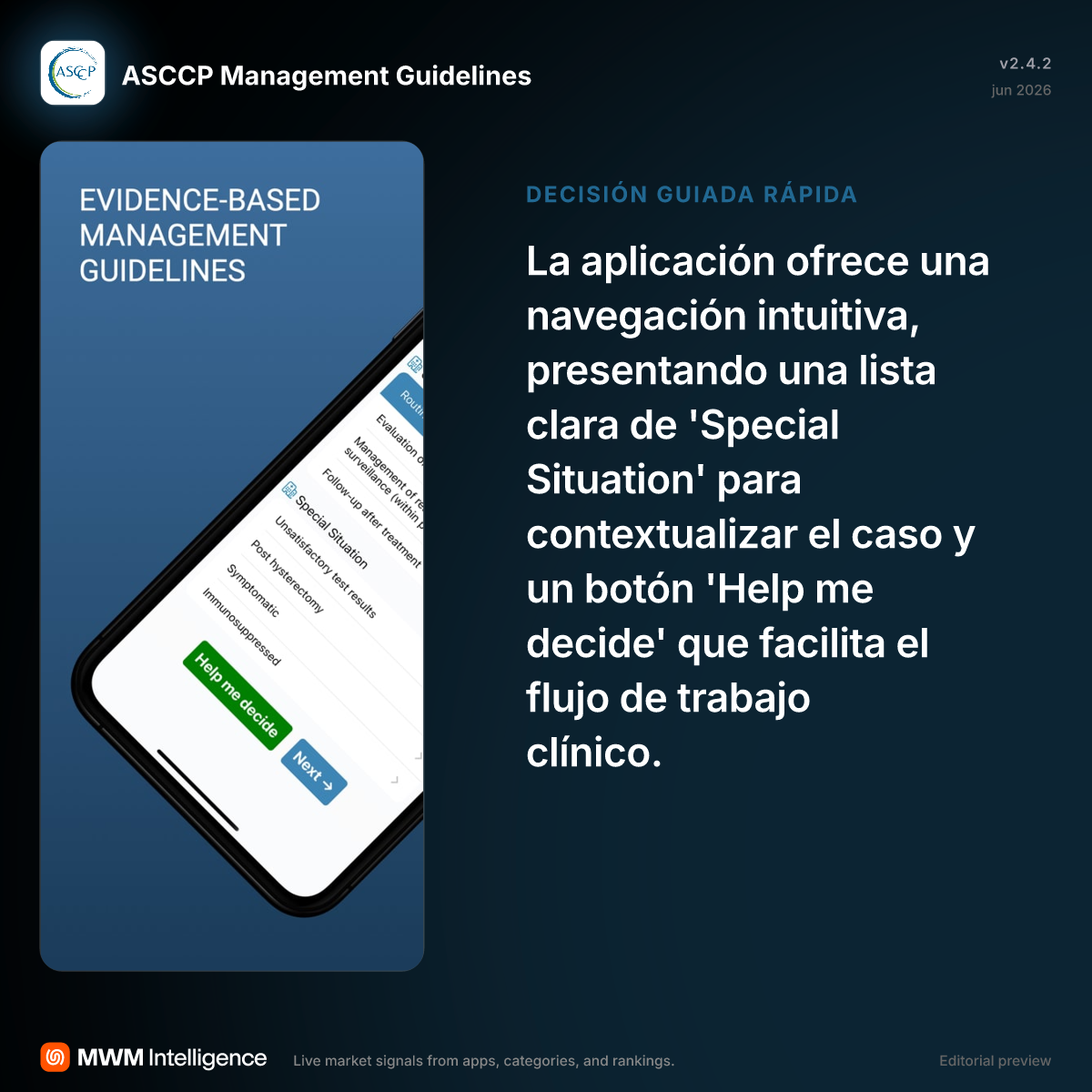 ASCCP Management Guidelines - App de Medicina | MWM