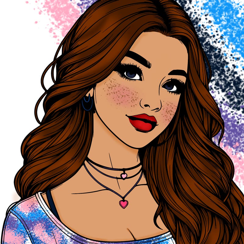 detailed realistic girl