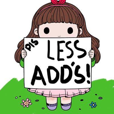 a girl holding a blank pices paper