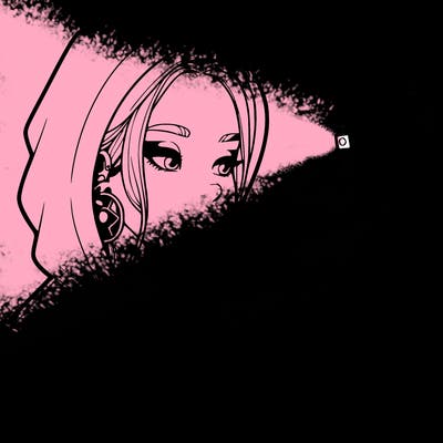 a realistic girl, spray painting