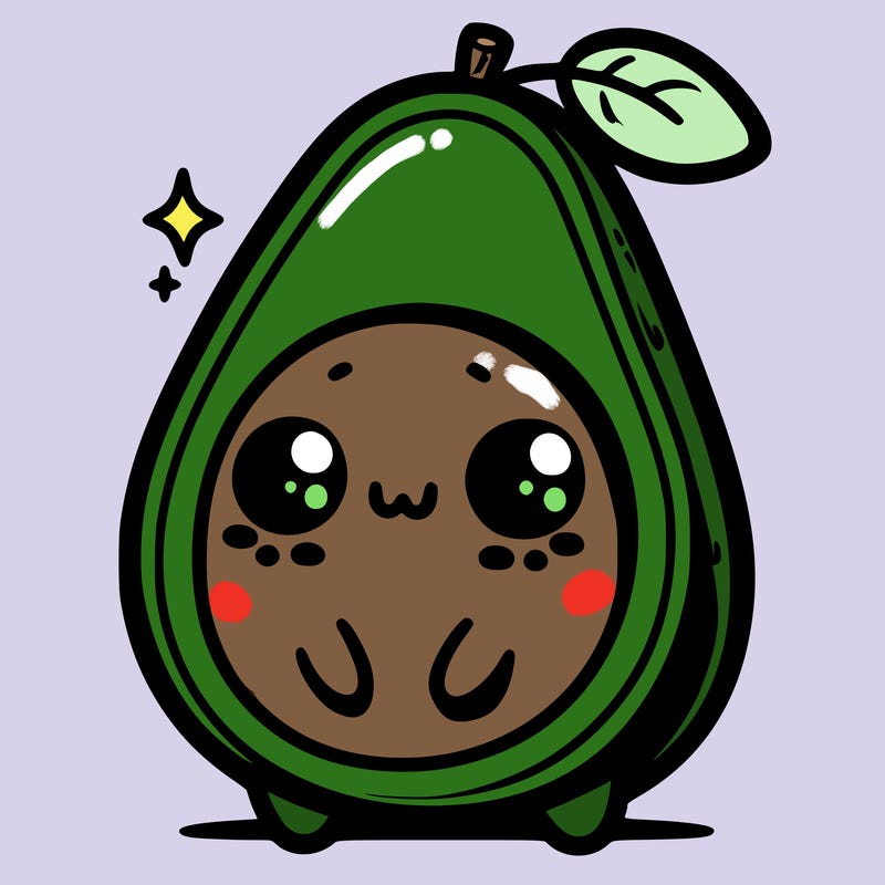 cute avocado