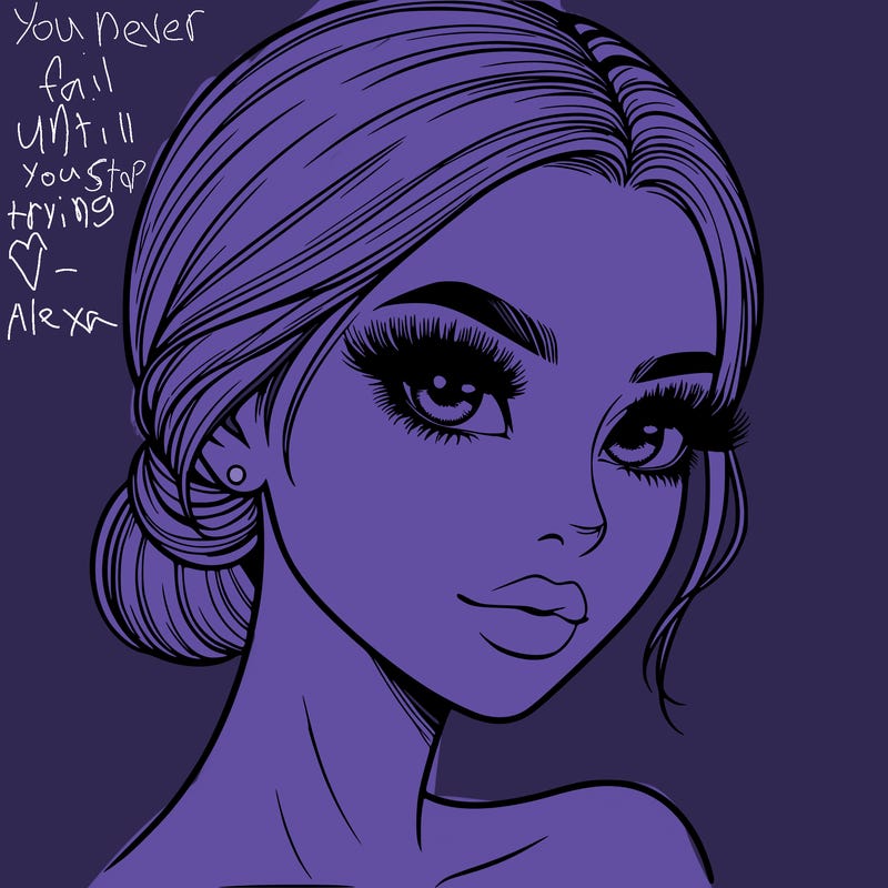 realistic girl with lashes