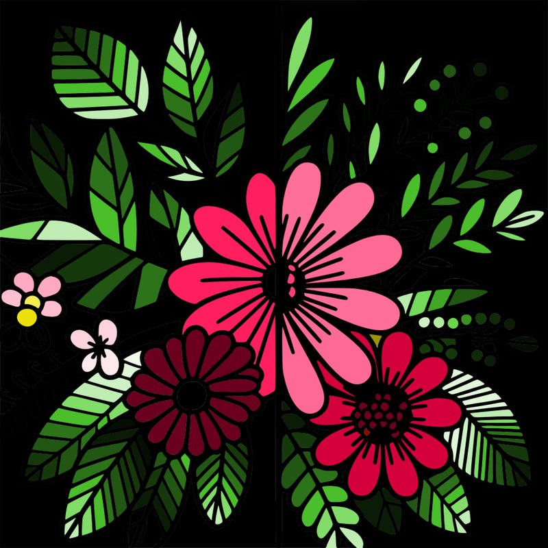 flowers split