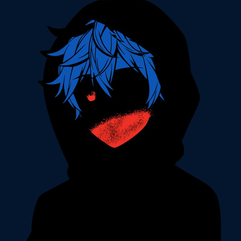 hot anime boy wearing a hoodie