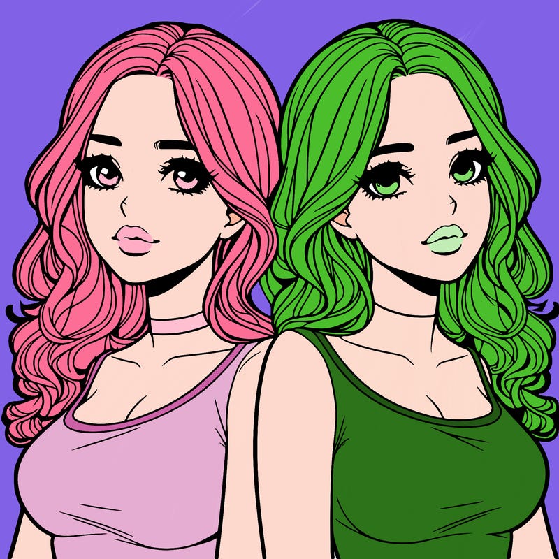 realistic twin sisters