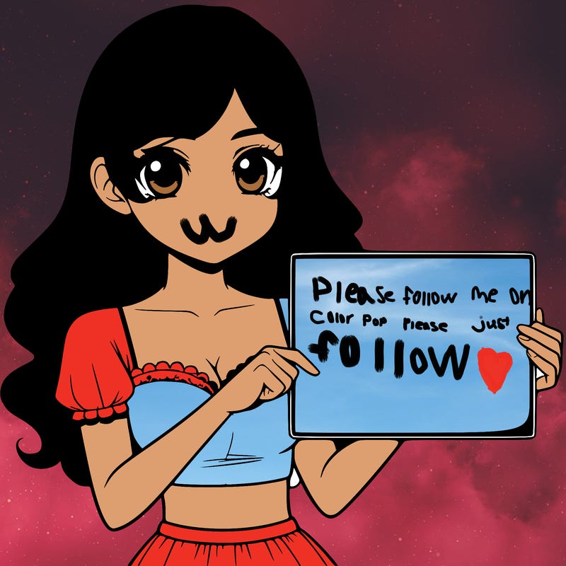 realistic pretty girl holding blank sign