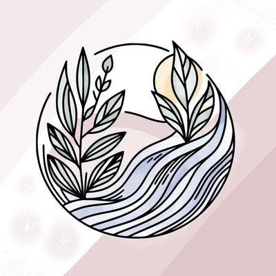 minimalist realistic abstract nature