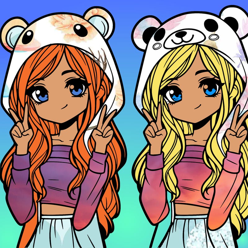 teen girl in animal costume