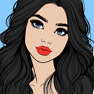 beautiful realistic girl
