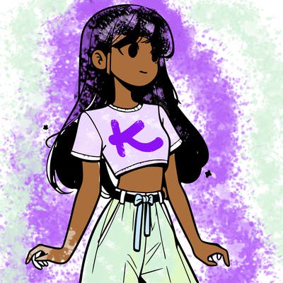 girl in a cute crop top