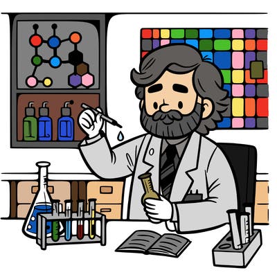 scientist doing chemistry