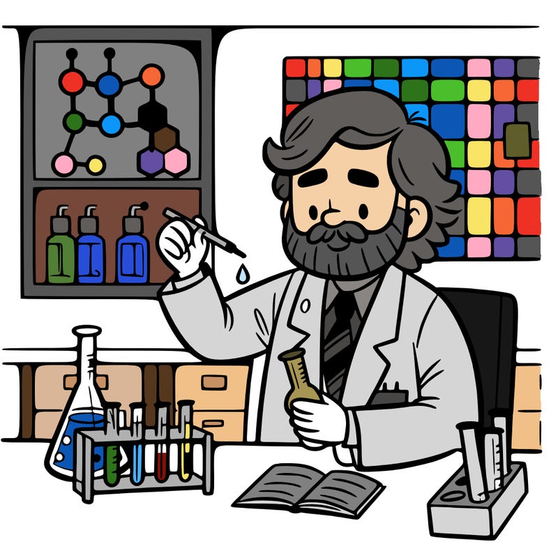 scientist doing chemistry
